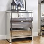 Seville Chest - 4 Drawer - Mirrored