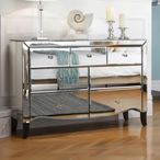 Palermo Wide Chest - Mirrored - Multi Drawer
