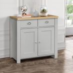 Highgate Small Sideboard - 2 Door - Grey Painted