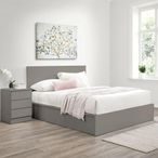 Oslo Ottoman Storage Bed - Grey - Sizes Available