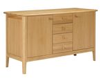 Modena Sideboard - 2 Door - 4 Drawer - Oak