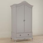 Etienne Wardrobe - 2 Door - 1 Drawer - Grey