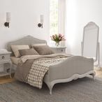 Etienne Upholstered Bed - Grey - Sizes Available
