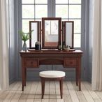 Antoinette Dressing Table Set - Cherrywood