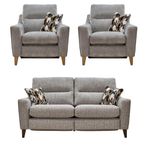 Buoyant Alice Fabric Sofa Set - 3+1+1 Seater - Variation Available