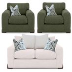 Buoyant Axel Fabric Sofa Set - 2+1+1 Seater - Variation Available