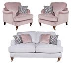 Buoyant Beatrix Fabric Sofa Set - 2+1+1 Seater - Variation Available