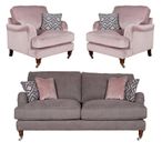 Buoyant Beatrix Fabric Sofa Set - 3+1+1 Seater - Variation Available
