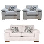 Buoyant Lara Fabric Sofa Set - 2+1+1 Seater - Variation Available