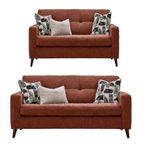 Buoyant Lilly Fabric Sofa Set - 3+2 Seater - Variation Available