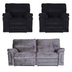 Buoyant Plaza Fabric Sofa Set - 2+1+1 Seater Recliner - Variation Available