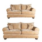 Buoyant Viscount Fabric Sofa Set - 3+2 Seater - Variation Available
