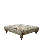 Buoyant Horatio Fabric Footstool - Square - Variation Available