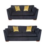 Buoyant Phoenix Fabric Sofa Set - 3+2 Seater - Variation Available