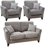 Buoyant Fairfield Fabric Sofa Set - 2+1+1 Seater - Variation Available