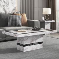 Rome Cream Marble Coffee Table