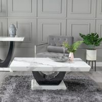 Madrid White Marble Coffee Table