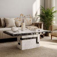 Venice Armani Grey Engineered Marble Coffee Table