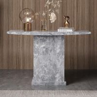 Turin Console Table - Grey Marble