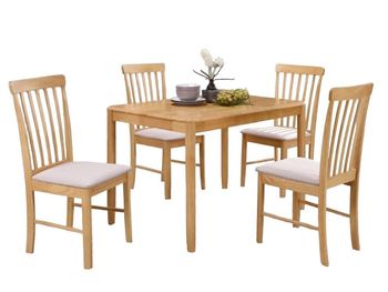 Oak Dining Set | Solid Oak Dining Table & Chair | CFS UK