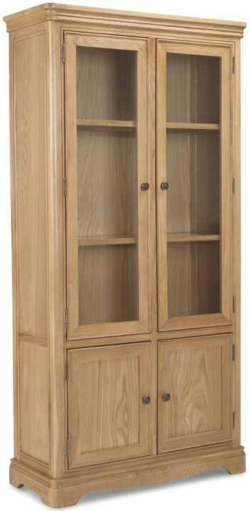 Oak Display Cabinet | Solid Oak Display Cabinet | CFS UK