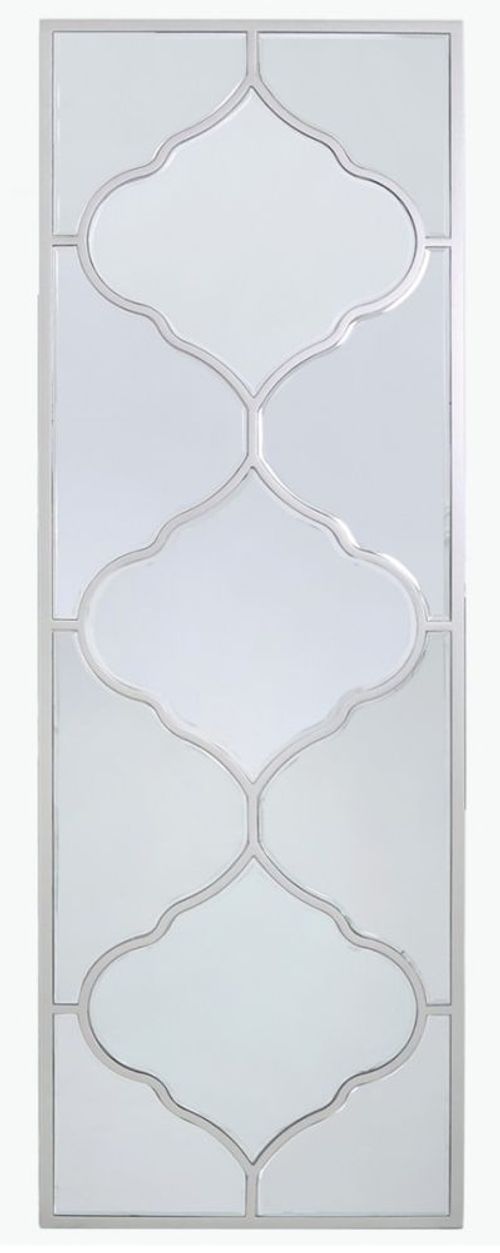 Marrakech Silver Wall Mirror - 50cm x 150cm