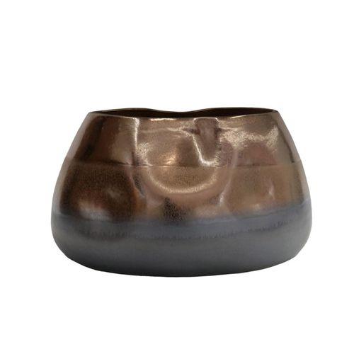 Black and Gold Ceramic Vase