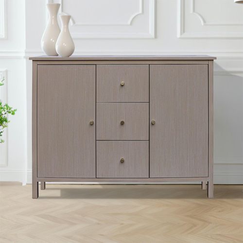 Lindon Taupe 2 Door Small Sideboard - 106cm