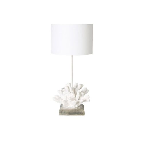 White Shell Table Lamp