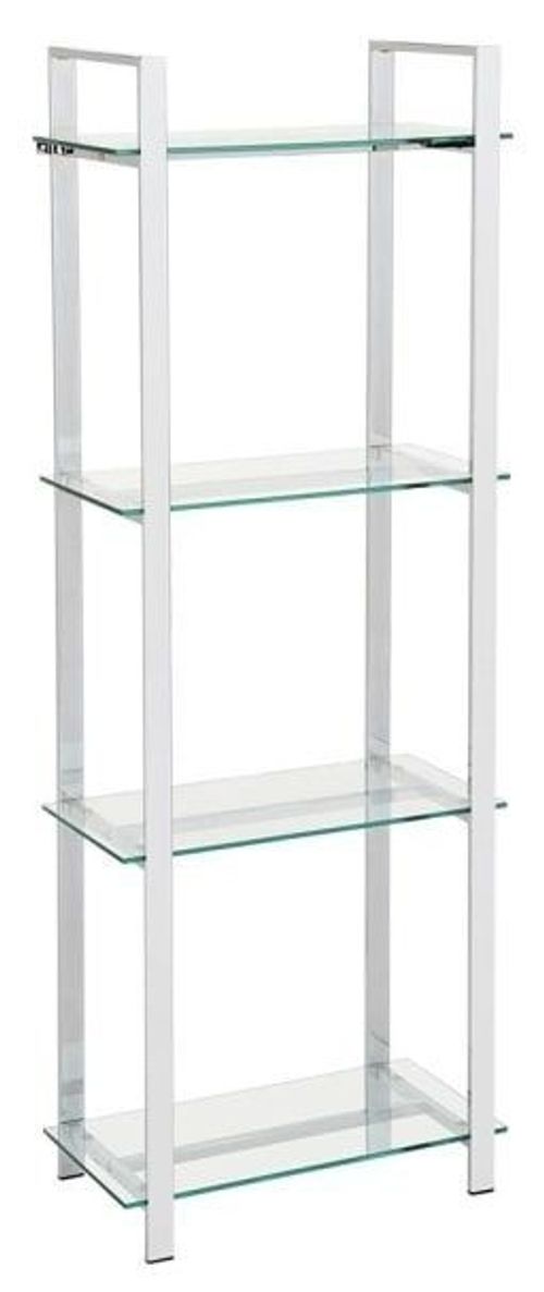 Harry Glass and Chrome Narrow Display Unit