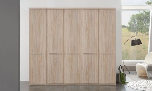 Wiemann Dakar 2 5 Door Wardrobe in Rustic Oak
