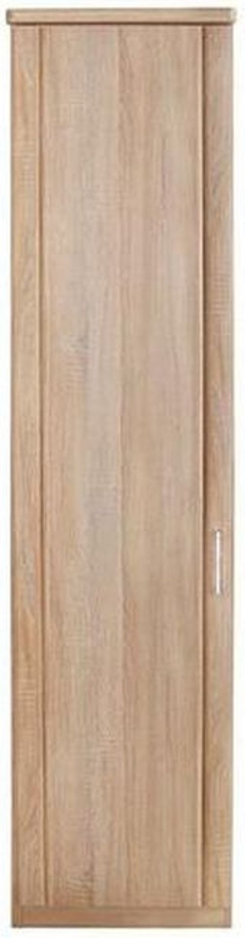 Wiemann Luxor 3+4 Single Door Wardrobe in Rustic Oak - LH