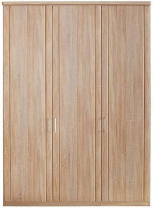 Wiemann Luxor 3+4 3 Door Wardrobe in Rustic Oak