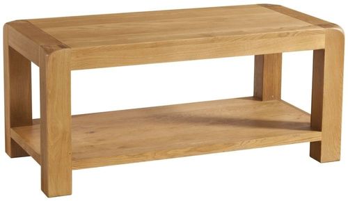 Curve Oak 100cm Coffee Table