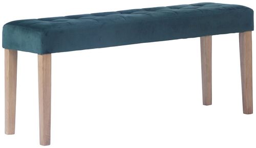 Ashbury Green Fabric Large Dining Bench
