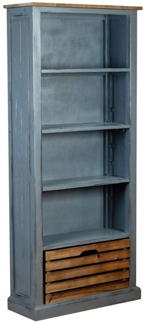 Bishop Grey Painted Tall Bookcase