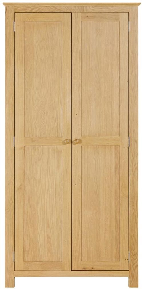 Arlington Oak 2 Door Wardrobe