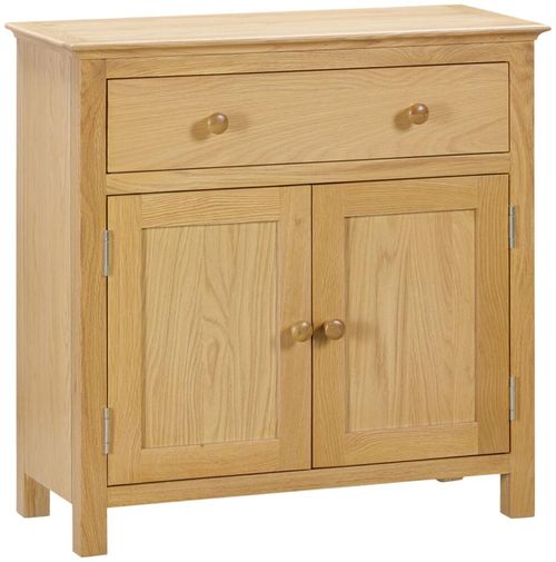 Arlington Oak 75cm Small 2 Door Sideboard