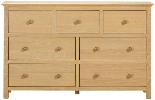 Arlington Oak 3+4 Drawer Chest