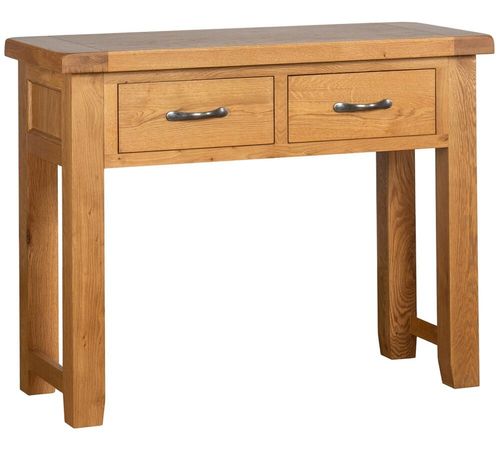 Somer Oak 2 Drawer Console Table