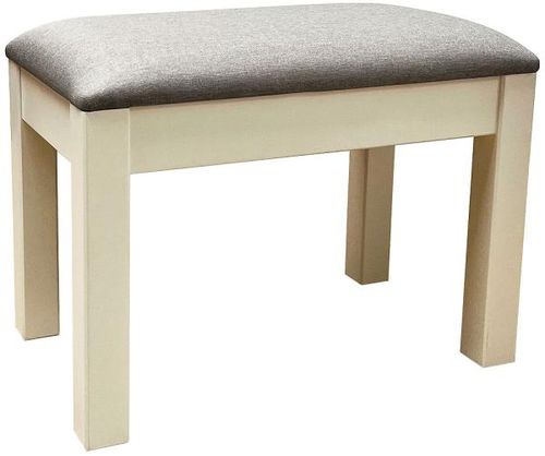Versailles Ivory Painted Padded Dressing Stool