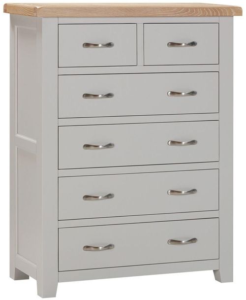 Wilmont Grey Painted 2+4 Drawer Chest