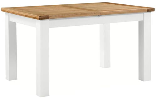 Lundy White Painted 4-8 Seater Extending Dining Table - 132cm-198cm