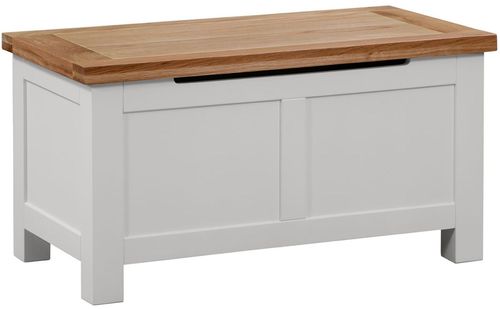 Lundy Grey Painted Blanket Box