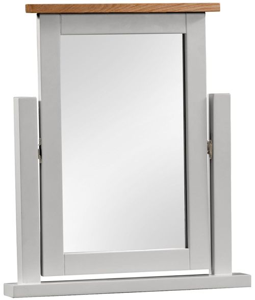 Lundy Grey Painted Dressing Mirror