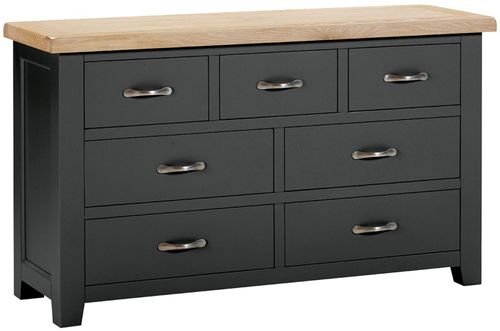 Wilmont Black Painted 3+4 Drawer Chest