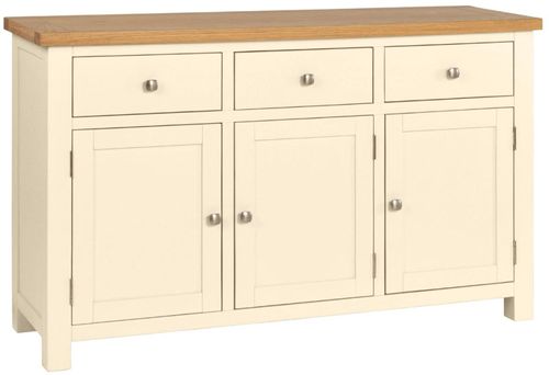 Lundy Ivory Painted Medium 3 Door Sideboard