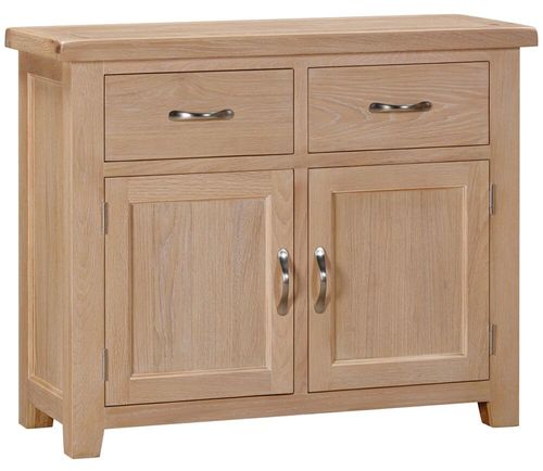 Wilmont Oak 105cm Small 2 Door Sideboard