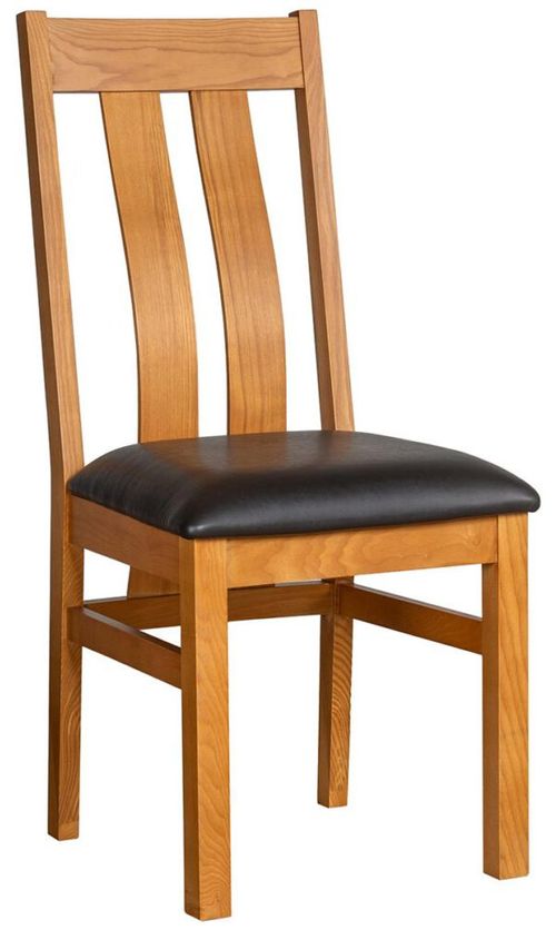 2 x Somer Oak Arizona Slatted Back Dining Chair