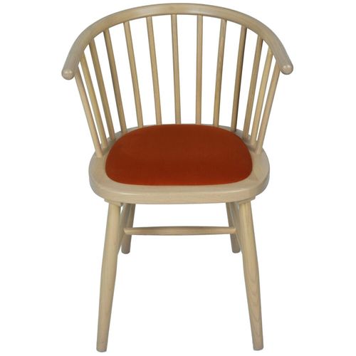 2 x Twyford Rust Curved Dining Chair